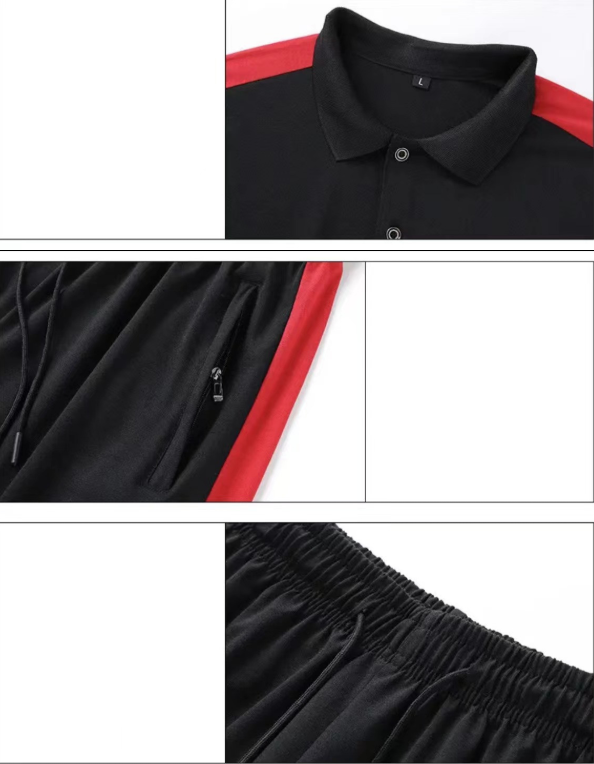 男女兼用 新作 ファッション Tシャツ & カジュアルパンツ セットアップ U-13251