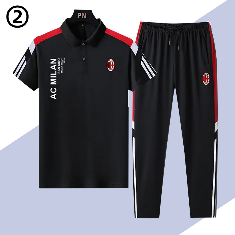 男女兼用 新作 ファッション Tシャツ & カジュアルパンツ セットアップ U-13251