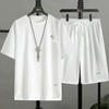 男女兼用 シンプル 上質 Tシャツ & ショーツ セットアップ U-80002