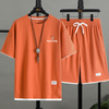 男女兼用 シンプル 上質 Tシャツ & ショーツ セットアップ U-80002