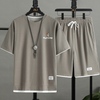 男女兼用 シンプル 上質 Tシャツ & ショーツ セットアップ U-80002