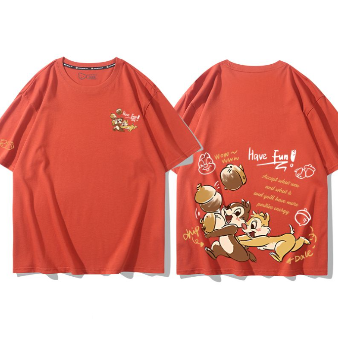 男女兼用 新作 プリント 半袖 Tシャツ U-13268