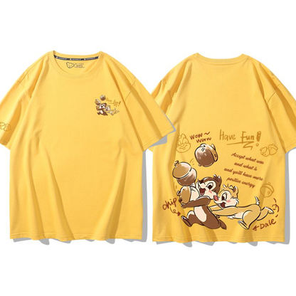 男女兼用 新作 プリント 半袖 Tシャツ U-13268