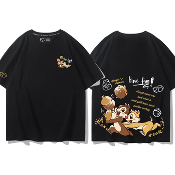 男女兼用 新作 プリント 半袖 Tシャツ U-13268