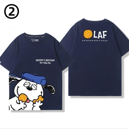 男女兼用 肌に優しい シンプル 半袖 Tシャツ U-13276