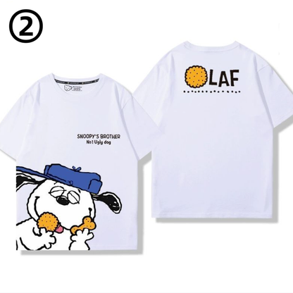 男女兼用 肌に優しい シンプル 半袖 Tシャツ U-13276