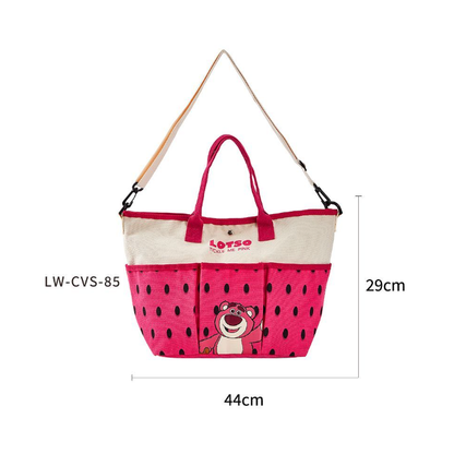 半額セール キャラクタープリント キャンバストートバッグ U-70006
