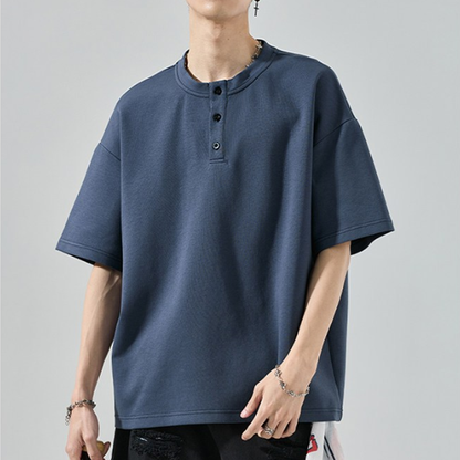 肌触りよい 上質 シンプル 半袖 Tシャツ U-80037
