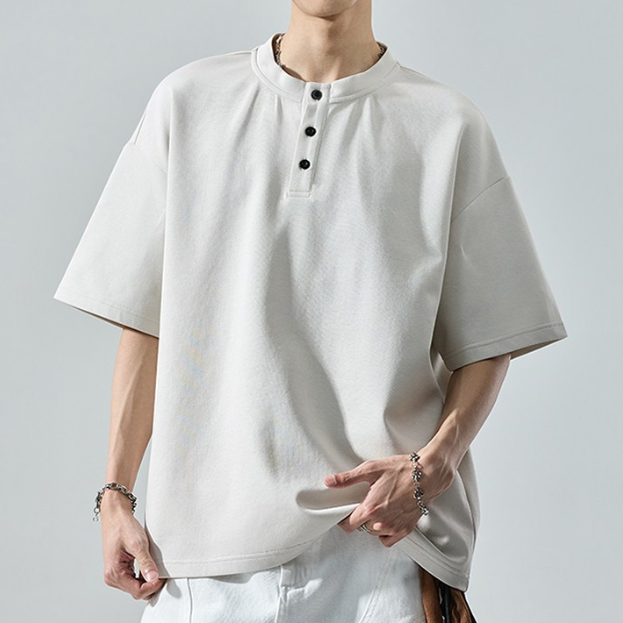 肌触りよい 上質 シンプル 半袖 Tシャツ U-80037