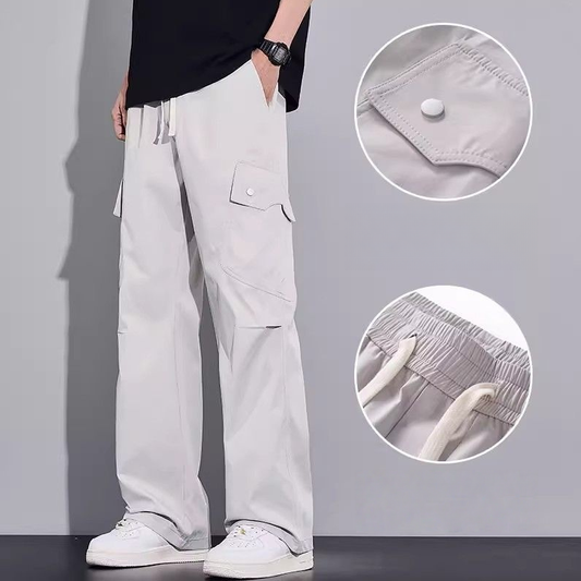 カジュアル 高品質 ウエストゴム パンツ U-80038