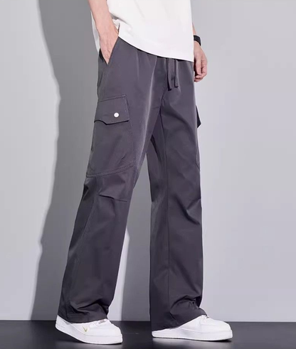 カジュアル 高品質 ウエストゴム パンツ U-80038