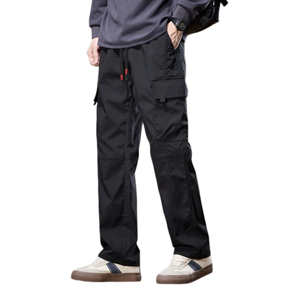 体型カバー カジュアル ウエストゴム パンツ U-80051