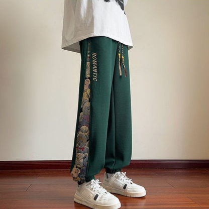 体型カバー ファッション カジュアル パンツ U-80060