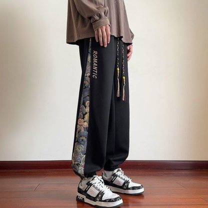 体型カバー ファッション カジュアル パンツ U-80060