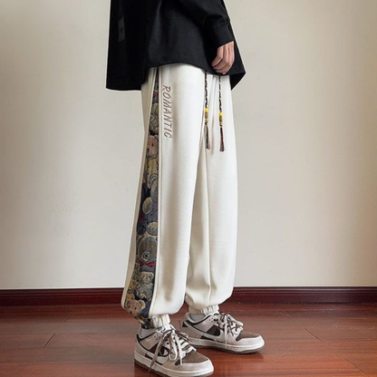 体型カバー ファッション カジュアル パンツ U-80060