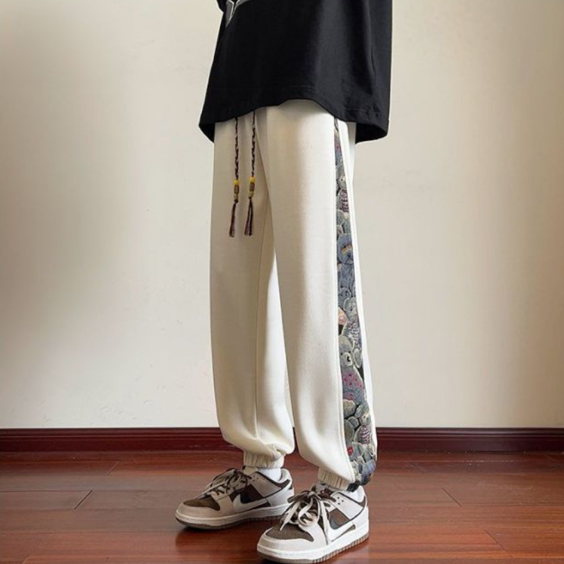 体型カバー ファッション カジュアル パンツ U-80060