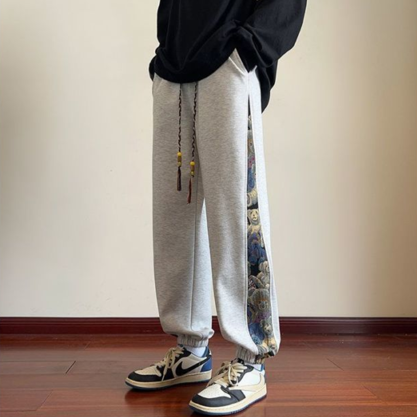 体型カバー ファッション カジュアル パンツ U-80060