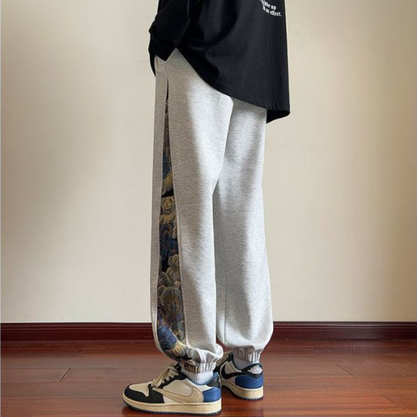 体型カバー ファッション カジュアル パンツ U-80060