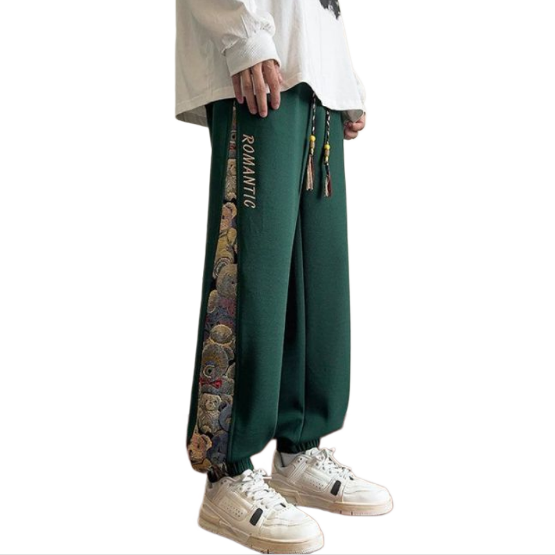 体型カバー ファッション カジュアル パンツ U-80060