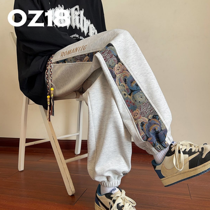 体型カバー ファッション カジュアル パンツ U-80060