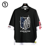 男女兼用 ファッション シンプル 半袖 Tシャツ U-13329
