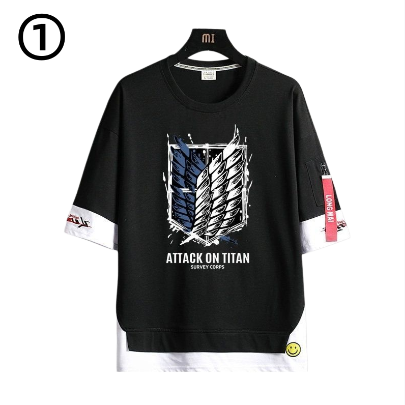 男女兼用 ファッション シンプル 半袖 Tシャツ U-13329