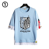 男女兼用 ファッション シンプル 半袖 Tシャツ U-13329