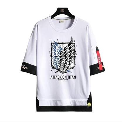 男女兼用 ファッション シンプル 半袖 Tシャツ U-13329
