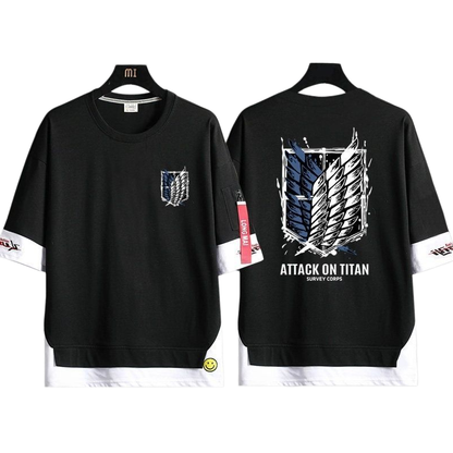 男女兼用 ファッション シンプル 半袖 Tシャツ U-13329