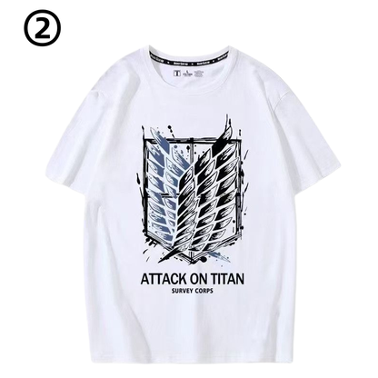 男女兼用 ファッション シンプル 半袖 Tシャツ U-13337