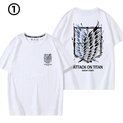 男女兼用 ファッション シンプル 半袖 Tシャツ U-13337
