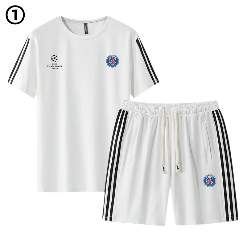 男女兼用 カジュアル Tシャツ & ショーツ セットアップ U-13350
