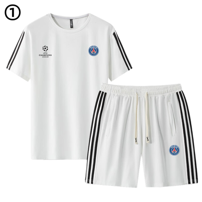 男女兼用 カジュアル Tシャツ & ショーツ セットアップ U-13350