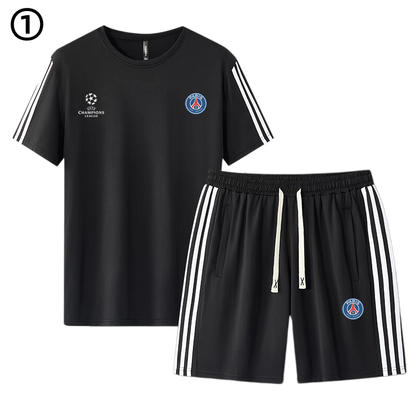 男女兼用 カジュアル Tシャツ & ショーツ セットアップ U-13350