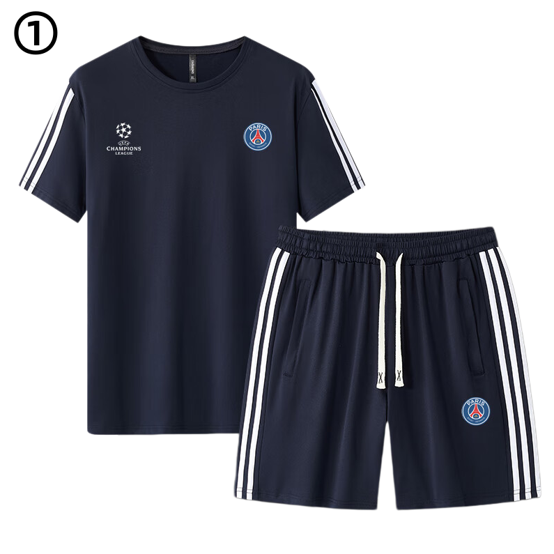 男女兼用 カジュアル Tシャツ & ショーツ セットアップ U-13350