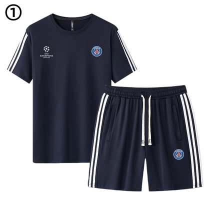 男女兼用 カジュアル Tシャツ & ショーツ セットアップ U-13350