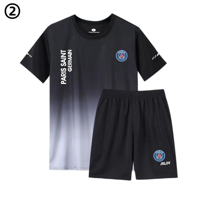 男女兼用 ひんやり Tシャツ & ショーツ セットアップ U-13353