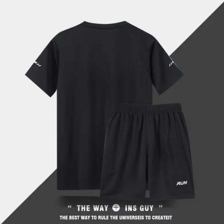 男女兼用 ひんやり Tシャツ & ショーツ セットアップ U-13353