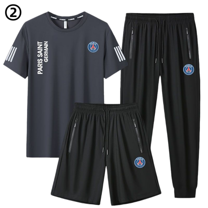 男女兼用 カジュアル Tシャツ & ショーツ & ロングパンツ セットアップ U-13352