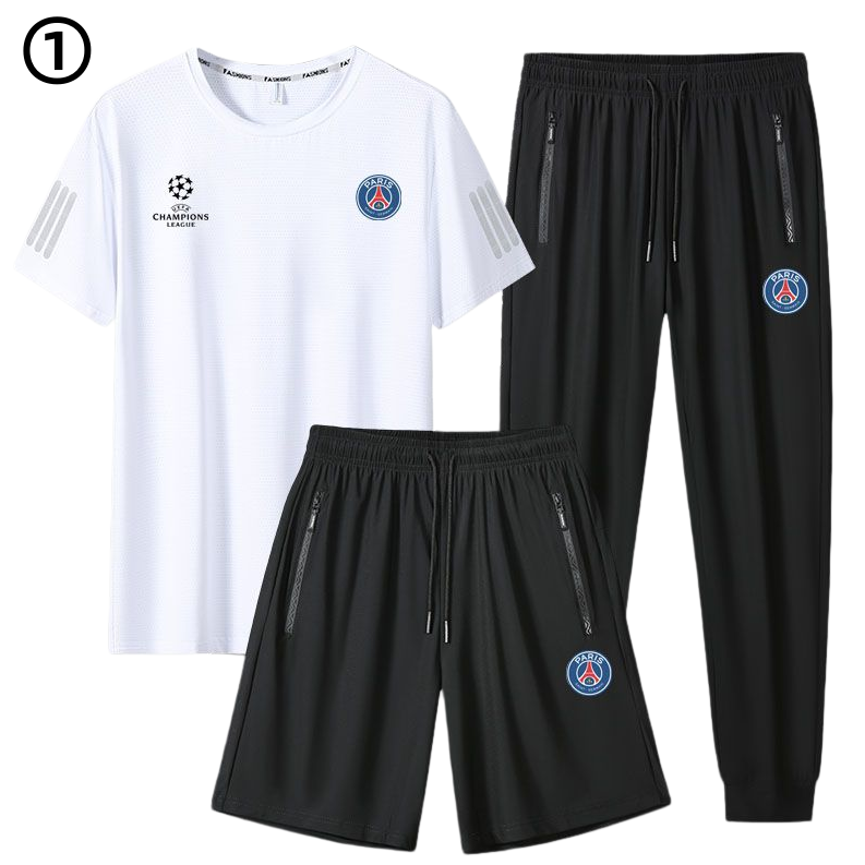 男女兼用 カジュアル Tシャツ & ショーツ & ロングパンツ セットアップ U-13352