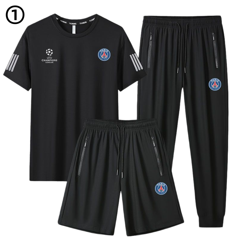男女兼用 カジュアル Tシャツ & ショーツ & ロングパンツ セットアップ U-13352