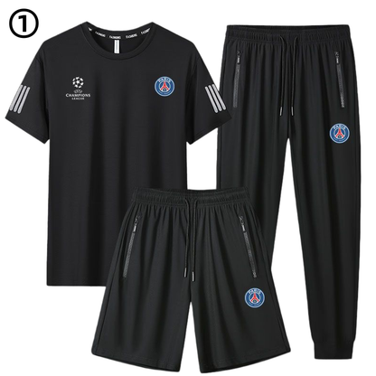 男女兼用 カジュアル Tシャツ & ショーツ & ロングパンツ セットアップ U-13352