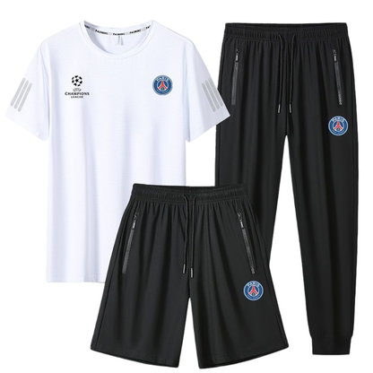 男女兼用 カジュアル Tシャツ & ショーツ & ロングパンツ セットアップ U-13352