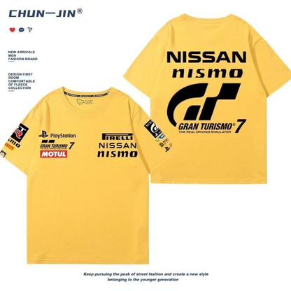 男女兼用 ファッション カジュアル 半袖 Tシャツ U-13345