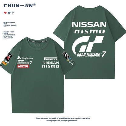 男女兼用 ファッション カジュアル 半袖 Tシャツ U-13345