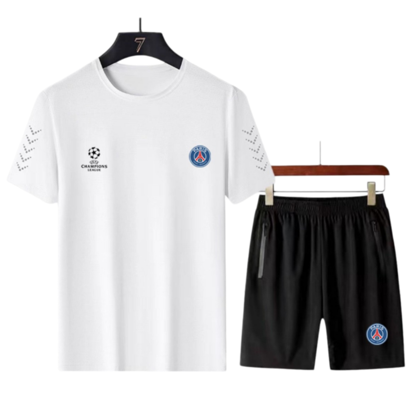 男女兼用 接触冷感 Tシャツ & ショーツ セットアップ U-13362