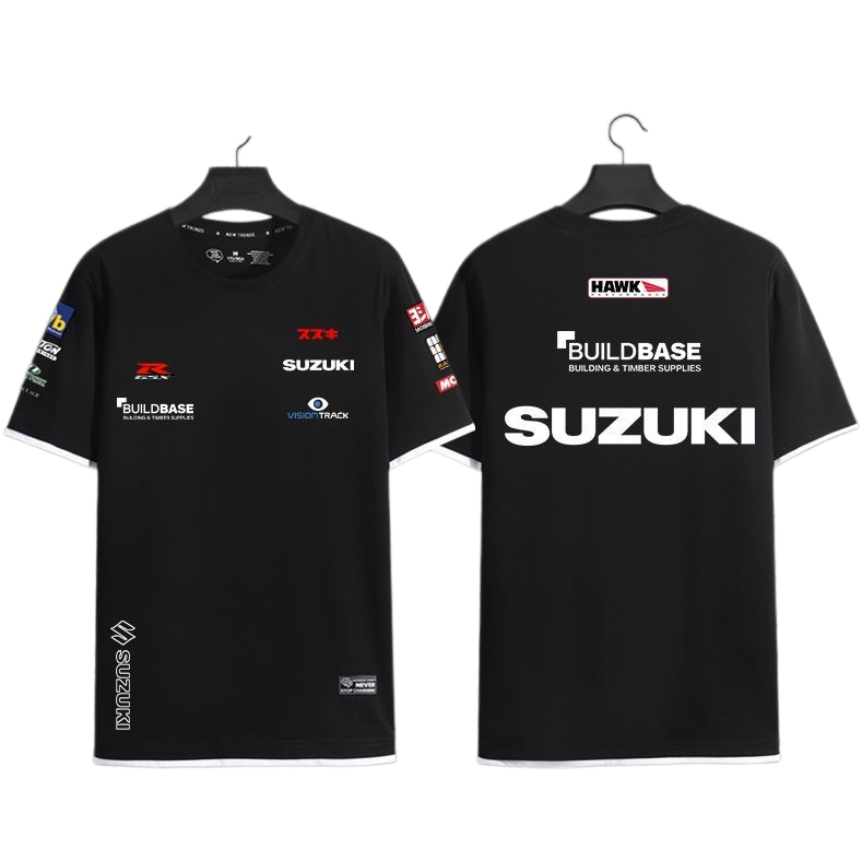 男女兼用 カジュアル 偽二枚 半袖 Tシャツ U-13374