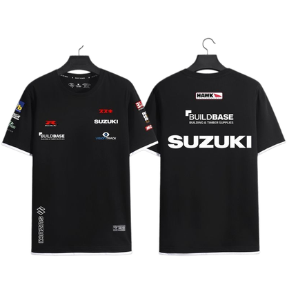 男女兼用 カジュアル 偽二枚 半袖 Tシャツ U-13374