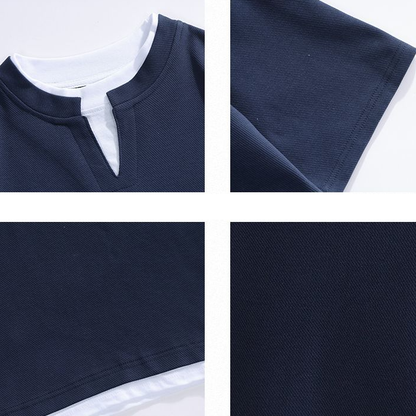 高品質 カジュアル Tシャツ & ショーツ セットアップ U-80067
