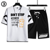 デザイン性抜群 カジュアル Tシャツ & ショーツ セットアップ U-80068